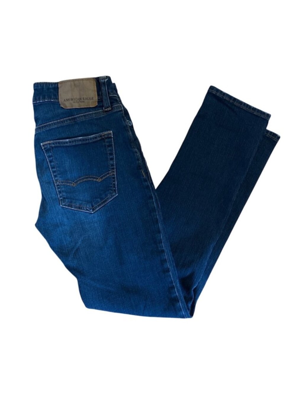 American Eagle Outfitters Mens 28/32 Straight Leg Slim Dark Wash Jeans Denim